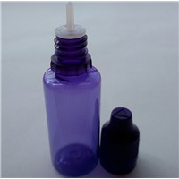 PET Transparent E-juice Empty Bottle Plastic Purple Smoke Oil Bottle Temperproof Cap E-cig Bottle