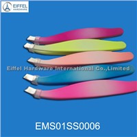 Stainless steel tweezers with nice coating ,9CM L(EMS01SS0006)