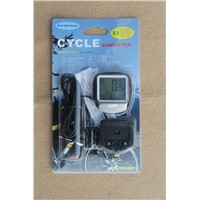 bicycle Cycling Bike Bicycle Wired  Black  Cycle Computer Odometer Speedometer Waterproof