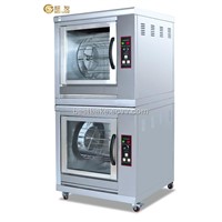 Stainless steel Double Layers Electric Chicken Rotisserie BY-EB202