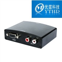 HDMI to VGA +L/R Converter hdmi converter vga converter  FCC CE HDCP 1.2
