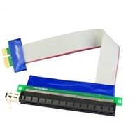 PCIE 1X TO 16X Extender Flexiable Cable Riser