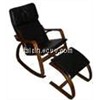 Walnut plywood Rocking Chair & Foot Stool/Bend wood arm chair/relax chair