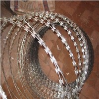 Razor wire concertina coil