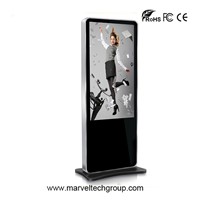 42 inch floor stand lcd touch screen advertising display media