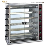 Gas Chicken Rotisseries with Six Layers Burners 30 Chickens (BY-JGT6P)