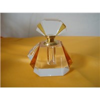 glass crystal perfume bottle