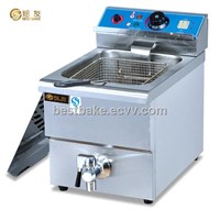 Counter top electric 1-tank&amp;amp;1-basket fryer BY-DF12L