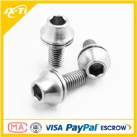 CNC machining Ti6AL4V titanium tapered head bolt DIN912