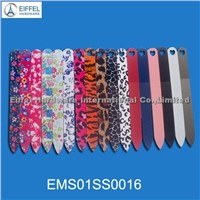 Stainless steel nail file with nice patter(EMS01SS0016)