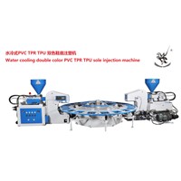 water cooling double color sole injection machine