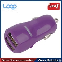 5V/3.1A double USB car charger with CE certificate