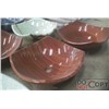 Red Wood Grain Sink,Red Marble Wash Basin,Stone Basin