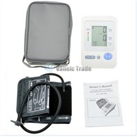 Digital arm blood pressure monitor Large LCD+features (Memory, WHO indicator) US