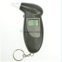 LCD Digital Alcohol Breath Tester Breathalyzer Analyzer Detector Test Keychain