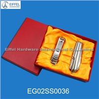 High quality business gift (nail clipper &amp;amp; multi knife )EG02SS0036