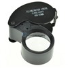 40 x 25mm Glass Magnifying Magnifier Jeweler Eye Jewelry Loupe Loop Led Light