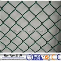 PVC coated and galvanized chain link fabric