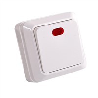 1 gang wall switch with light
