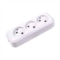 european 3 gang extension socket