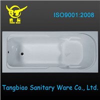acrylic bathtub from China manufacturer,built-in bathtub export