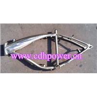 Bicycle Frame with Fuel Tank for the Motorized Bicycle