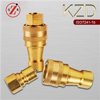 KZD ISO 7241 B brass medium-pressure chemical quick release coupler