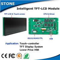 8 inch TFT LCD Module with CPU and touch screen for touch-controller