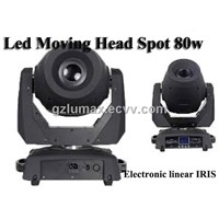 80W COB Diode LED Moving Head Spot Stage Light/Pub/Bar Decorated Light