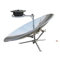 parabolic dish umbrella solar cooker oven