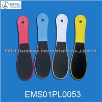 Hot sale foot pedicure nail file in different colors(EMS01PL0053)
