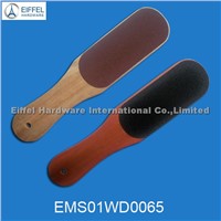 High quality foot pedicure file with wood handle (EMS01WD0065)