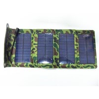 7W 5V mini folding solar charger for mobile phone/tablet PC/USB input devices