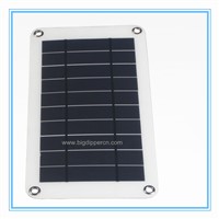 8W outdoor semi flexible solar film photovoltaic charger for mobile phone,tablet,bluetooth headset