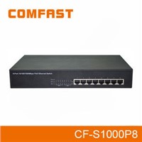COMFAST CF-S1000P8 8 ports Gigabit PoE Ethernet Switch for wifi access point ,Ip camera