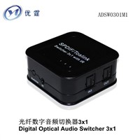 Digital Optical Audio Switcher 3x1 3 to1 SPDIF/TosLink