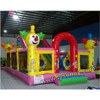 PVC Material Fun City with a small red arch(IC-024)