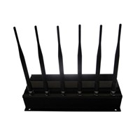 15w High Power Cell phone Jammer with 6 Powerful Antenna ( 4g lte + 4g Wimax)