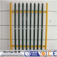 Top quality hot dipped galvanized steel palisade fence/fencing for sale