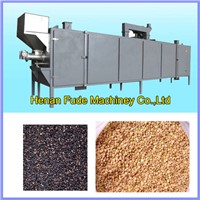 High quality big capacity continuous drum type sesame roaster,coffee beans melon seeds roaster