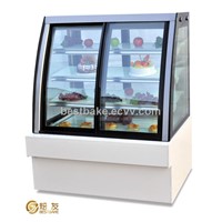 Luxury free standing Front&amp;amp;back-door cake display showcase(BY-CF1200)