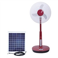 Rechargeable Stand Fan with Solar Panel