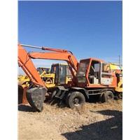 used Hitachi EX100 wheel excavator,2000/2002 year,original Japan