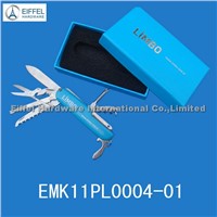 Hot sale Multi Knife with gift box , Knife handle and box color can be customized(EMK11PL0004-01)
