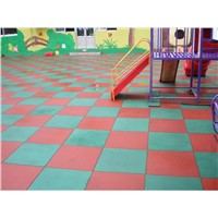 Safety Playground Rubber Tile, rubber flooring tile