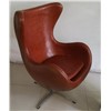 Hot sale leisure chair real leather chair high quality office chair turnable chair home furniture