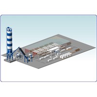Aereted Autoclave Concrete Plant / Aac Block Production Line
