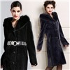 X-Long Slim Elegant Merino Sheepskin Fur Wool Double-faced Women Outwear Overcoat Clothing