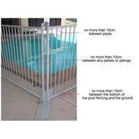 Pool fence/Portable Removable Swimming Pool Safety Fence