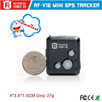SOS emergency call two way communication mini gps tracker with GSM card with long life battery